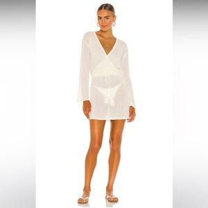 L space Topanga dress beach cover up small